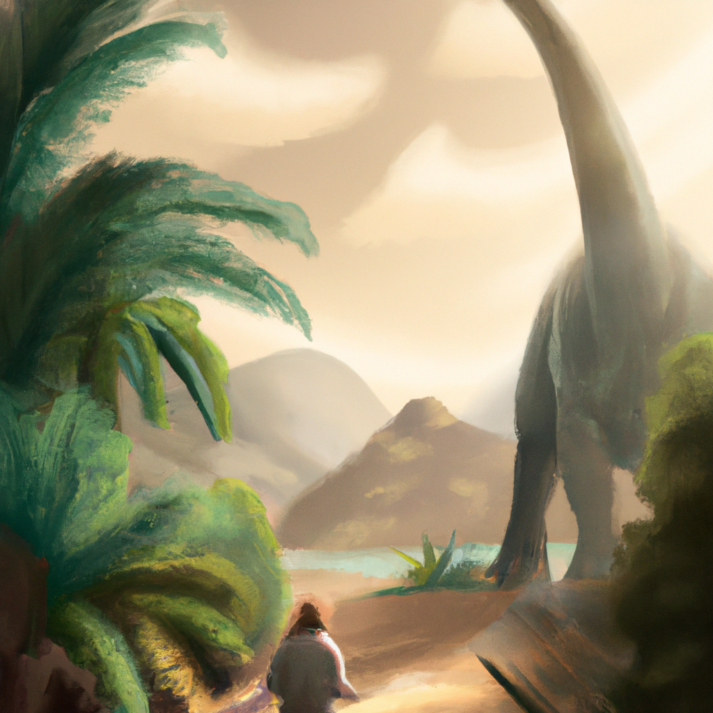 Il Gigante in regno dei dinosauri