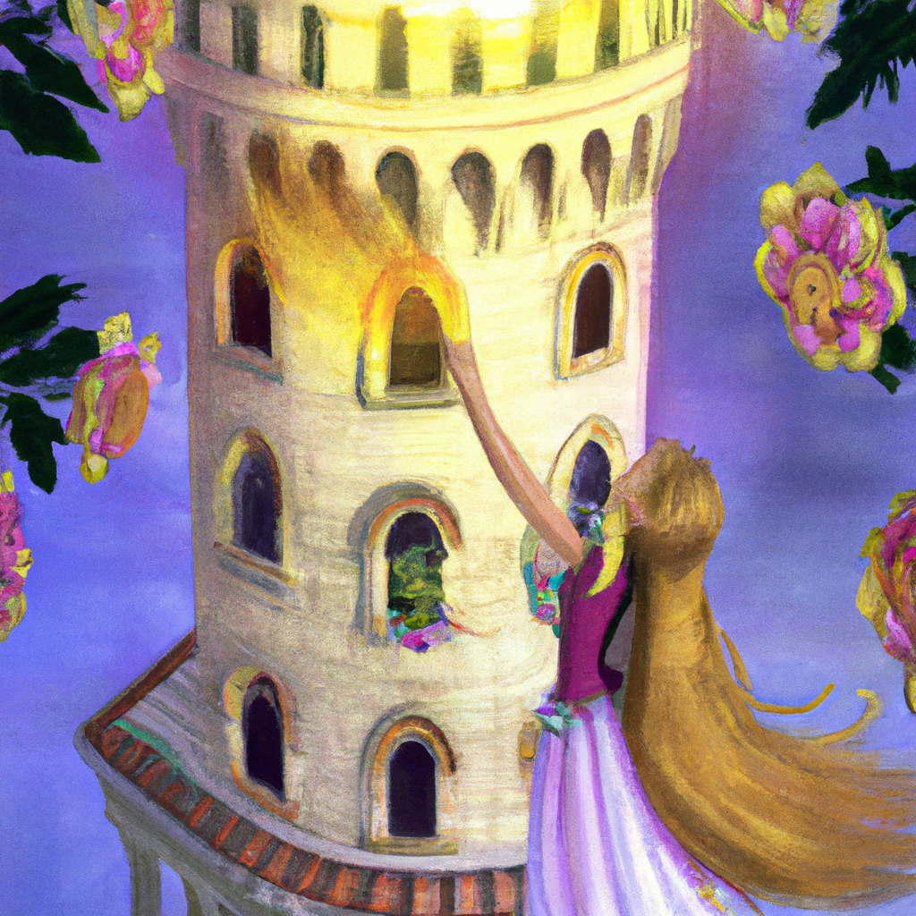 Rapunzel in regno degli unicorni