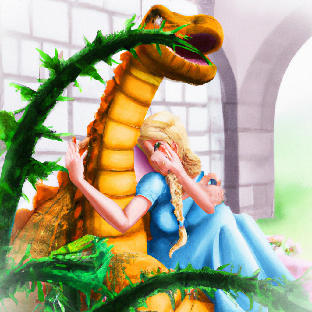 Rapunzel in regno dei dinosauri