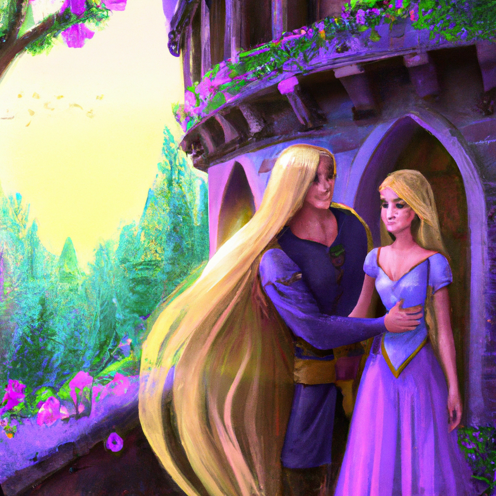 Rapunzel in regno delle fate