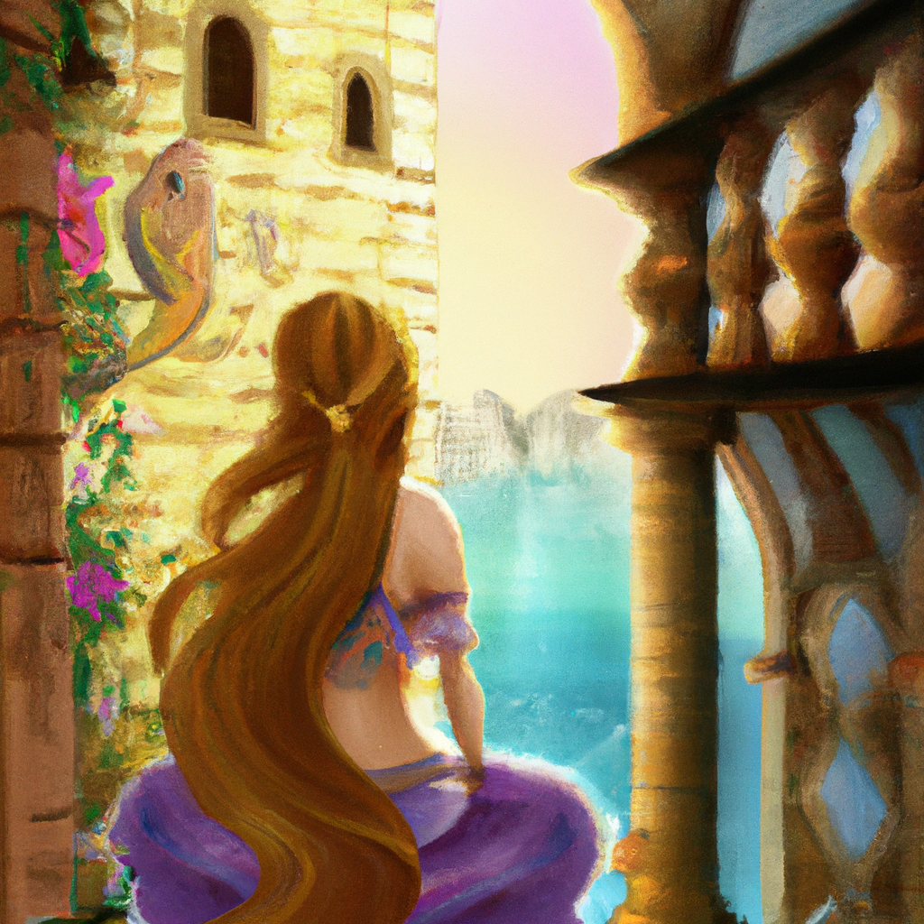 Rapunzel in regno delle sirene