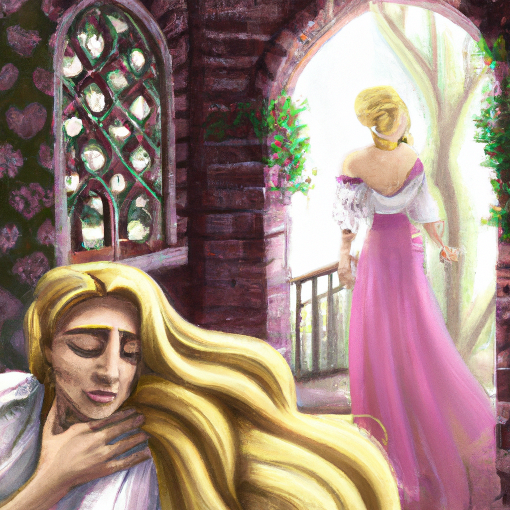 Rapunzel in regno incantato