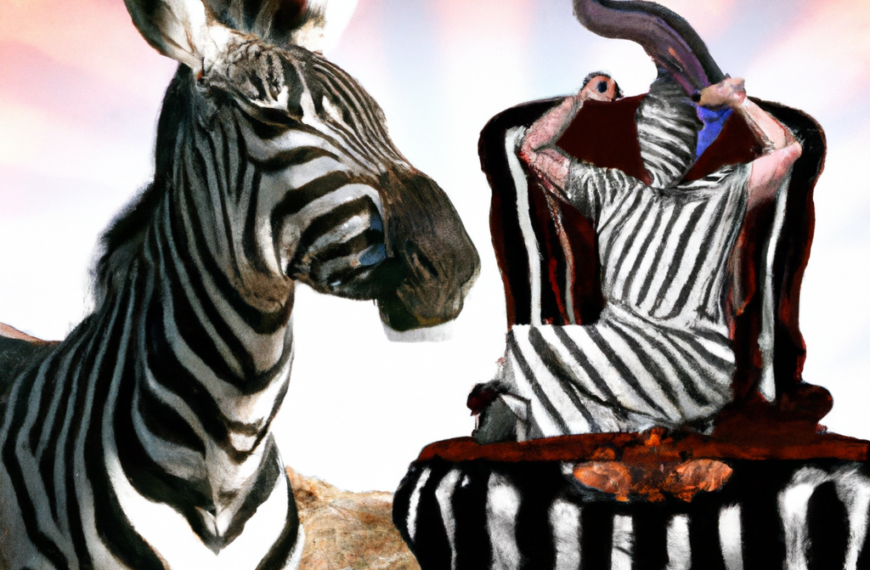 Il grande pitone e la saggezza della zebra