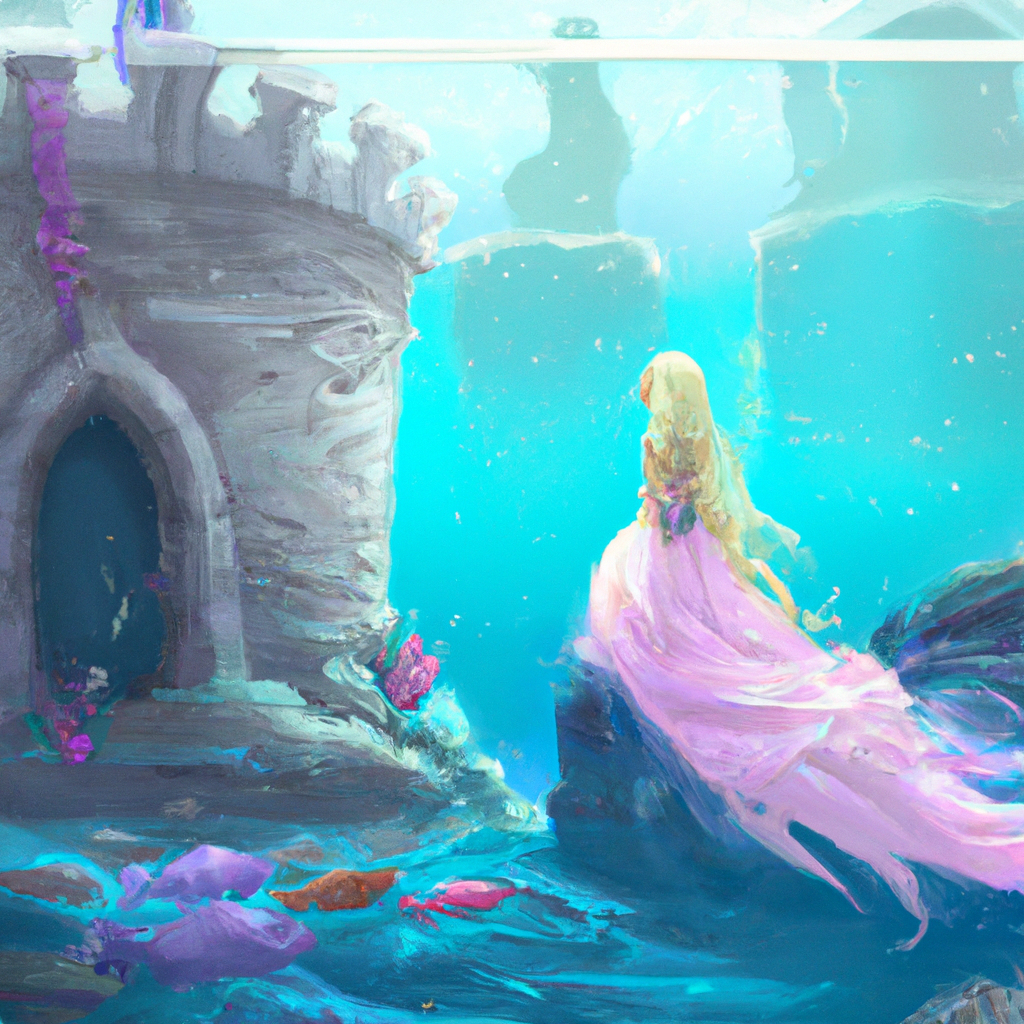 La Principessa in mondo sottomarino