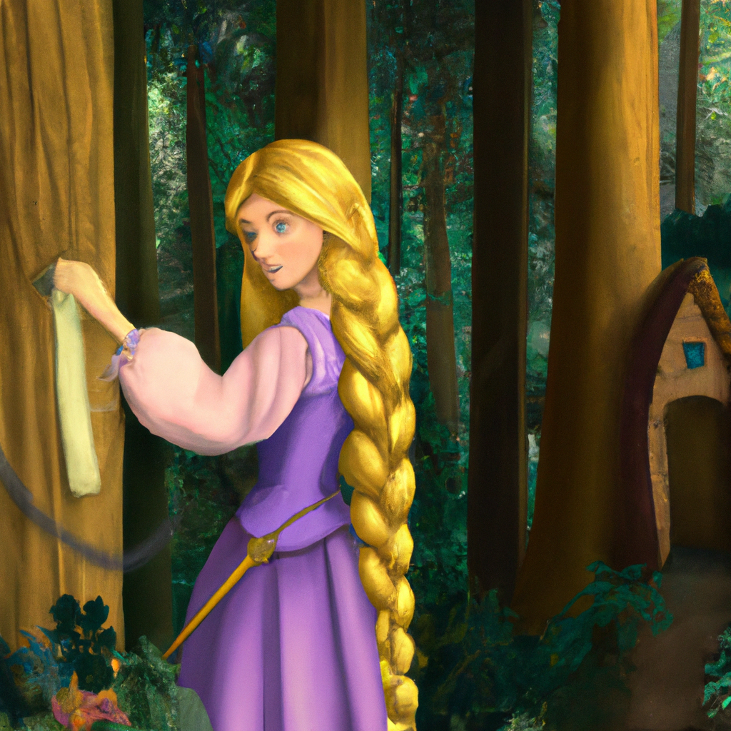 Seguite Rapunzel nel suo viaggio nel bosco e imparate a contare i numeri con la favola magica