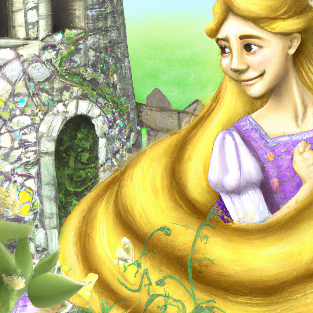 In questa favola per bambini, Rapunzel è una principessa che vive nel regno magico degli unicorni. Rapunzel è costretta a vivere in una torre dorata, da cui non può uscire. Un giorno un principe arriva e le salva la vita, ma solo dopo averla aiutata ad uscire dalla torre.