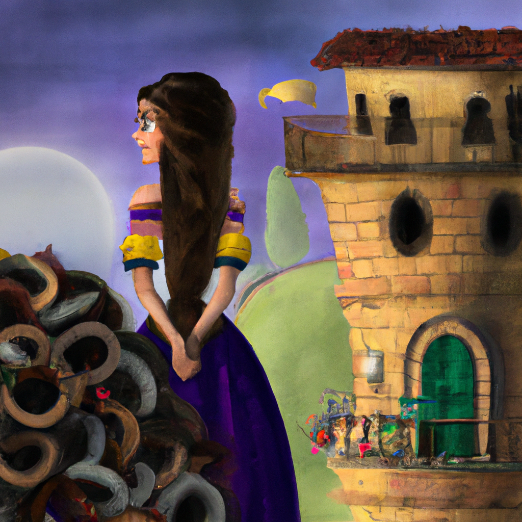 Una volta c'era una ragazza di nome Rapunzel, il cui padre, un re, ha dovuto abbandonarla al Regno dei Pirati. Qui, Rapunzel ha imparato a vivere come una pirata e ha fatto amicizia con una gazza ladra. Un giorno, Rapunzel ha scoperto che era destinata a un grande destino, ma per raggiungerlo, prima doveva risolvere un mistero che aveva a che fare con una torre magica.