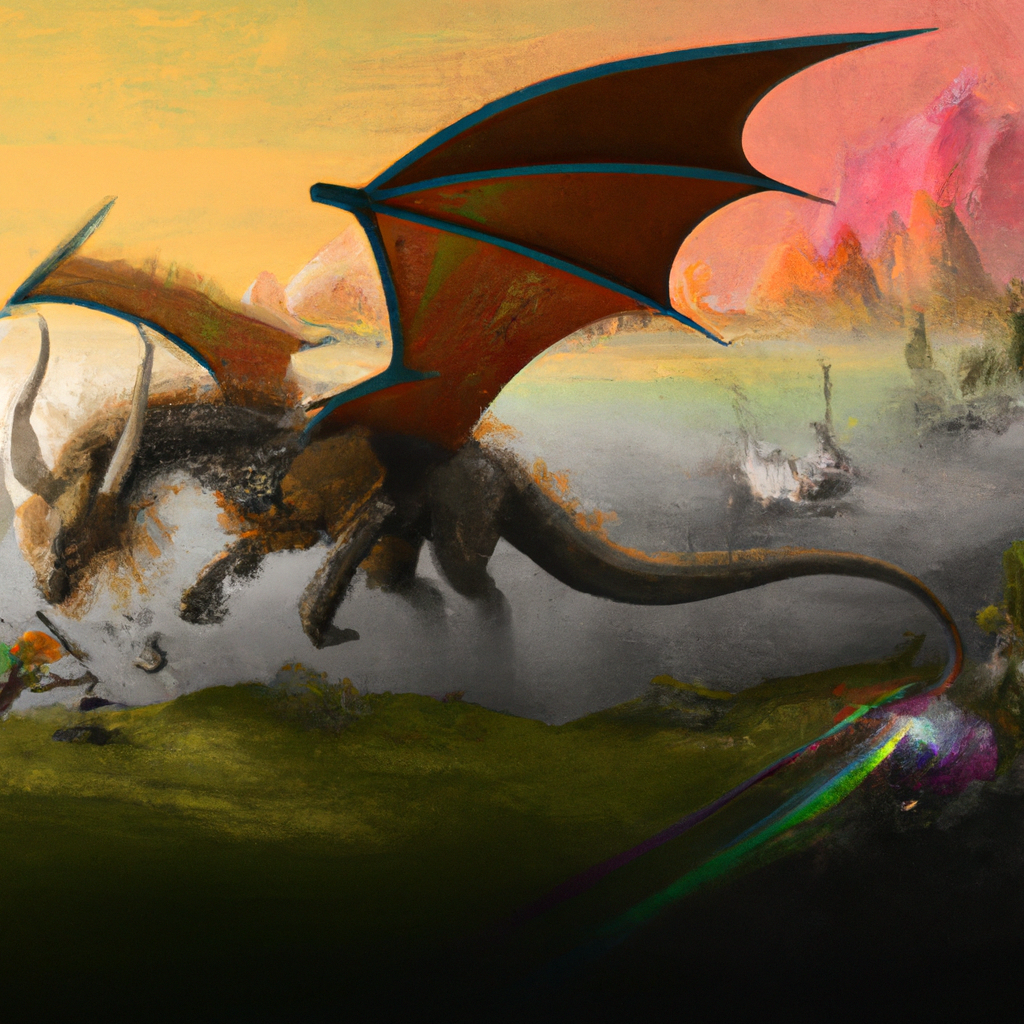 Nel regno degli unicorni, un drago pericoloso minacciava l'intera popolazione. Gli abitanti del Regno dovettero trovare un modo per sconfiggere il drago e salvare il loro territorio.