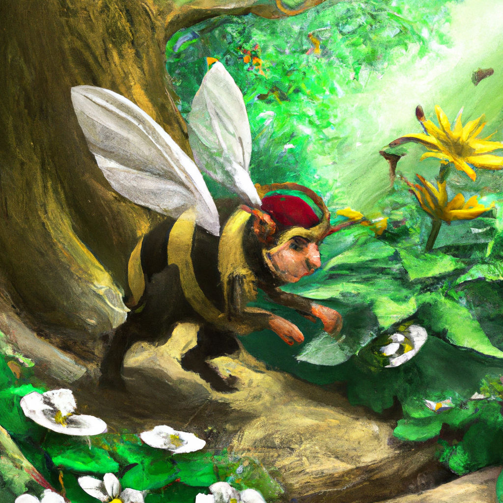Un tempo, nel regno degli gnomi, un'ape decise di mettersi alla prova e affrontare un grande viaggio. Durante il suo percorso, la piccola ape scoprì l'importanza della collaborazione e della determinazione.