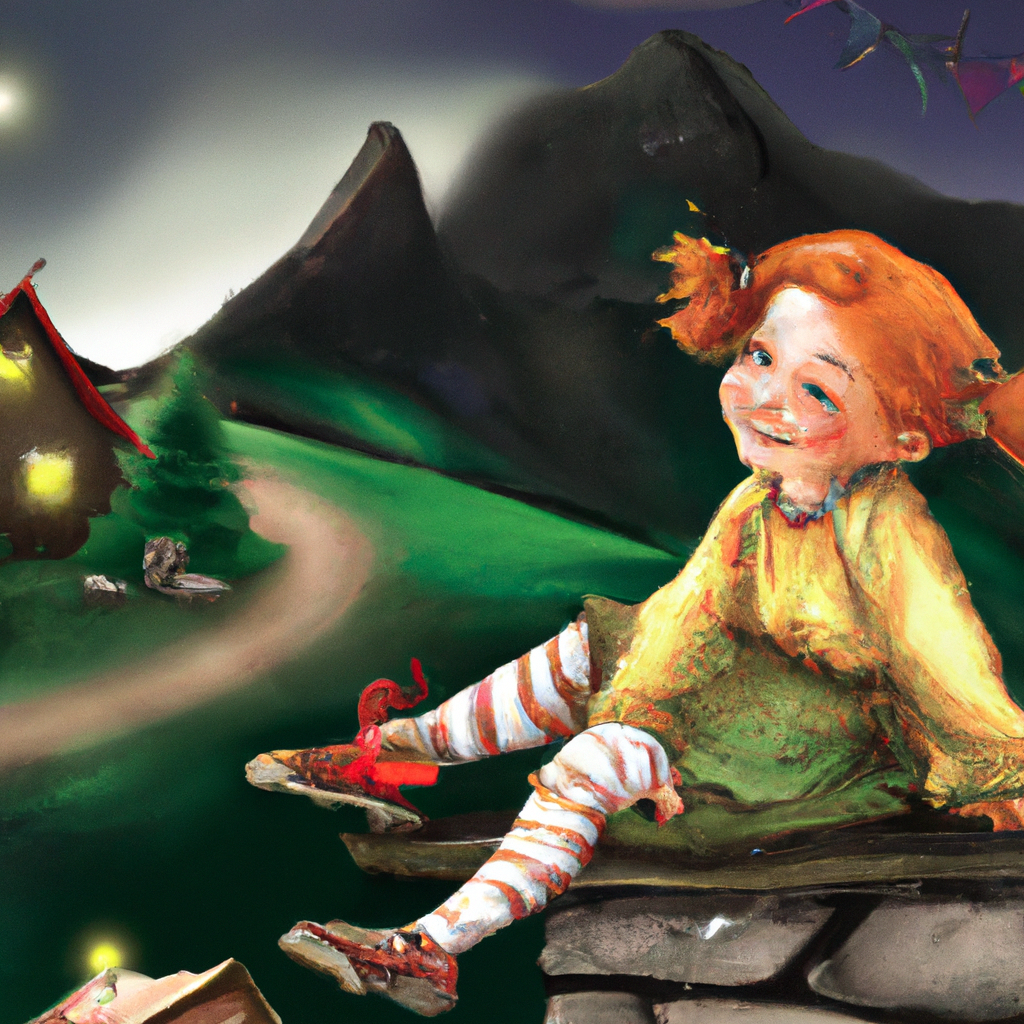 Pippi Calzelunghe è una bambina unica nel suo genere, amante delle avventure e delle scoperte, e un giorno decide di andare in una montagna incantata, popolata da creature meravigliose. La sua avventura inizia da qui, scoprendo un mondo magico.