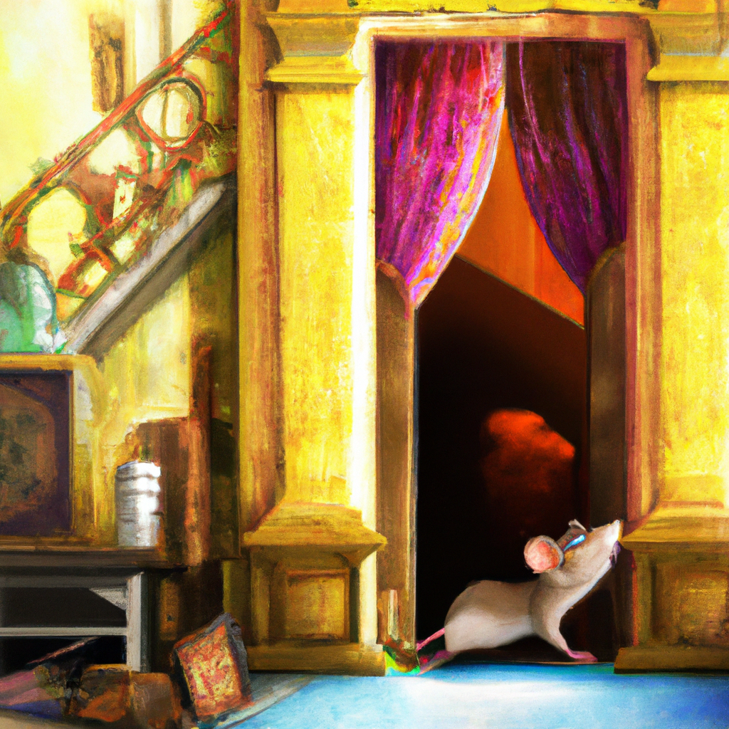 La favola di Il Topo narra di un piccolo animale che vive nel Palazzo Reale. Il Topo affronta una serie di difficoltà, ma dimostra grande coraggio e saggezza, riuscendo alla fine a risolvere tutti i problemi con una soluzione saggia.
