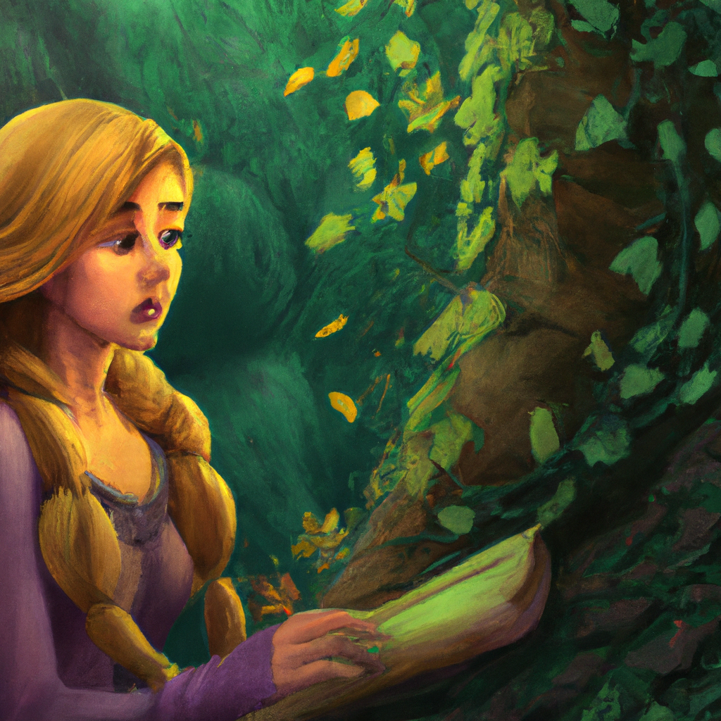 Una favola ispirata a Rapunzel che insegna i numeri ai bambini: una storia avventurosa ambientata in un magico bosco.